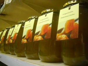 Assorted home-made jam