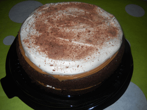 Chocolate and Caramal double layer